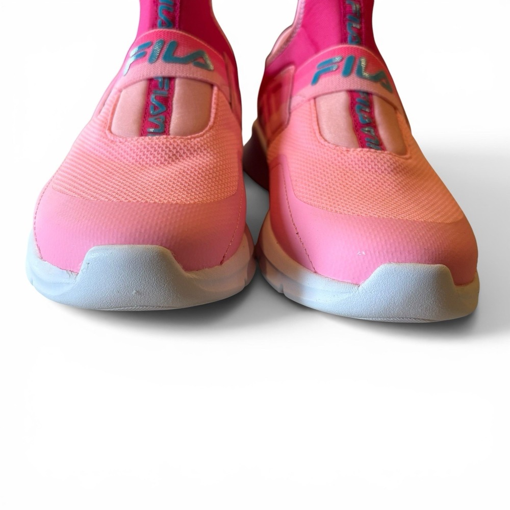 FILA Landbuzzer Ombre Big Girls Running Shoes Size 6Y Pink Slip On - Picture 3 of 10